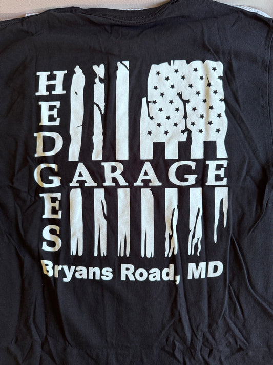Hedges Garage Flag T-shirt